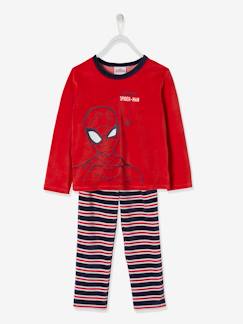 Weihnachtsnacht-Jungen Schlafanzug SPIDERMAN, Velours