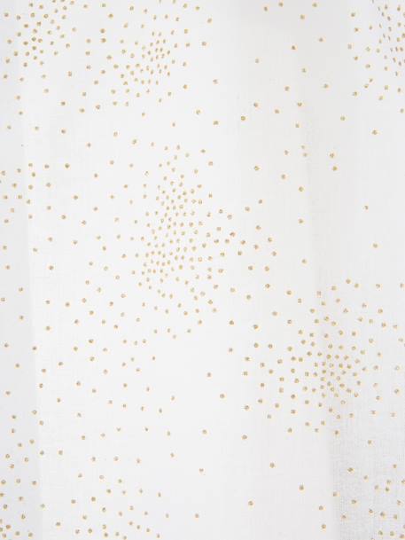 Rideaux pailleté Love pink Blanc/paillettes 