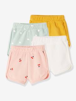 Bébé-Short-Lot de 4 shorts en éponge bébé