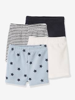 Kleiner Matrose Leon-4er-Pack Baby Shorts