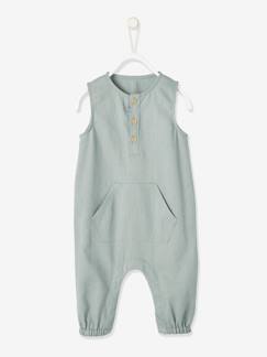 Baby- Kleider und Overall-Baby Jungen Overall, Leinen/Baumwolle