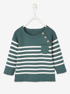 Baby-Pullover, Strickjacke, Sweatshirt-Baby Pullover, Streifen