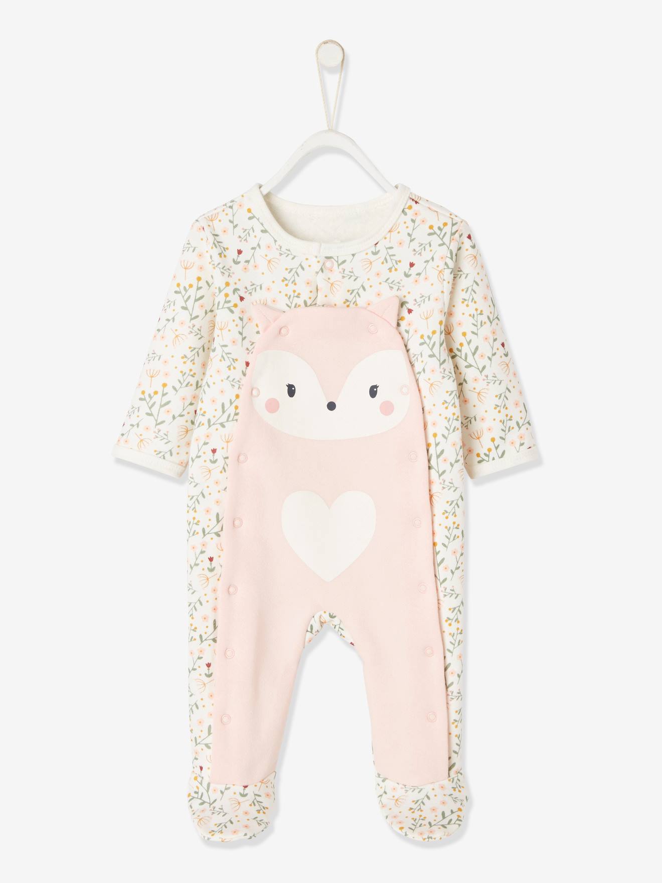 Pyjama bébé molleton Glisse 6 mois Taille 68 cm