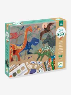 Jouet-Activités artistiques-Tableaux, dessin et peinture-Coffret le Monde des dinosaures DJECO