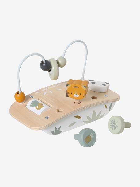 Baby Mini-Spieltisch „Pandafreunde“ - Holz, FSC® MEHRFARBIG+mehrfarbig/kirsche+sonne 