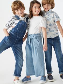 Sommerstoffe-Mädchen Paperbag-Jeans, 3/4-Bein