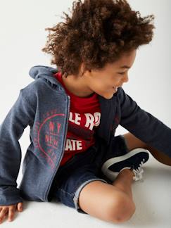 Junge-Sportbekleidung-Kapuzen-Sweatjacke für Jungen