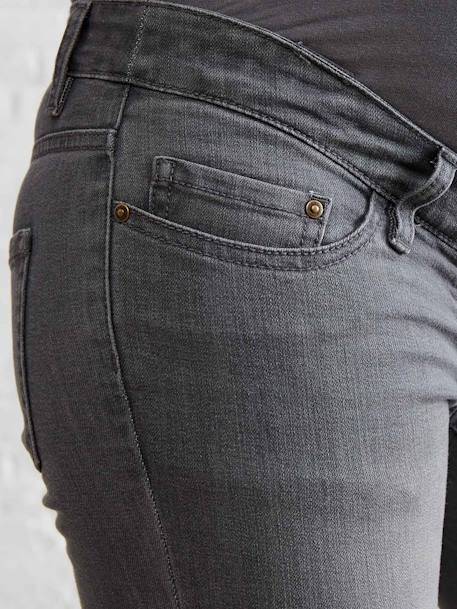 Umstands Slim-Fit-Jeans, Schrittl. 85 cm black+dark blue+grau 