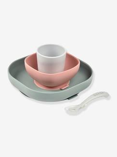 -Set vaisselle 4 pièces silicone BEABA