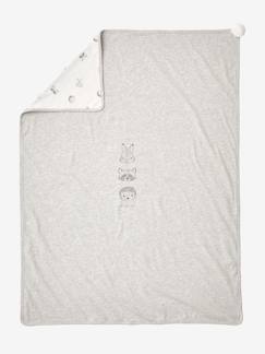 Couverture Et Edredon Bebe Blanc Creme Plaids Pour Bebe Vertbaudet