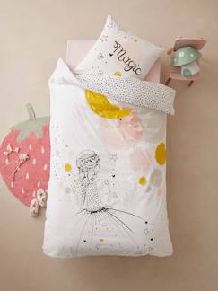 Linge de maison et décoration-Linge de lit enfant-Fourre de duvet-Parure enfant Magicouette PRINCESSE & PETITS POIS