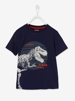 Junge-T-Shirt, Poloshirt, Unterziehpulli-Jungen T-Shirt, Dinosaurier