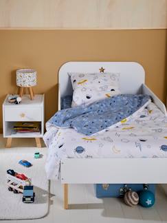 Linge de maison et décoration-Linge de lit enfant-Parure fourre de duvet + taie d'oreiller enfant COSMOS