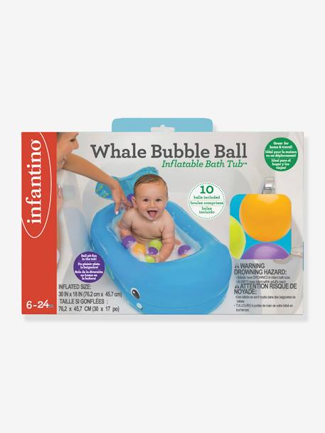 Baignoire Gonflable Baleine Infantino Bleu Puericulture