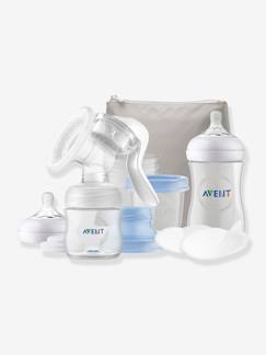 -Set Natural Motion Handmilchpumpe + Flasche + Aufbewahrungsgefäss Philips AVENT