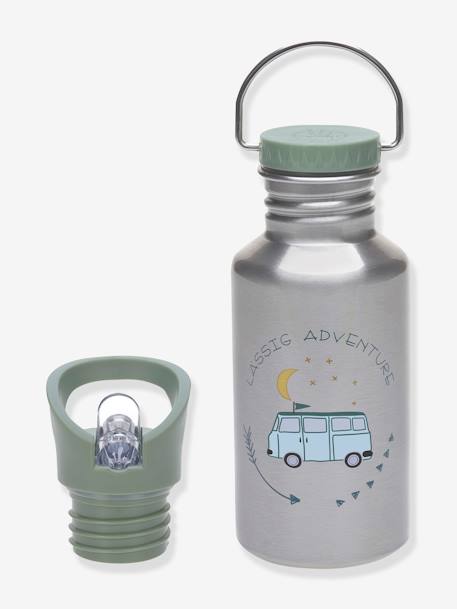 Gourdes LÄSSIG en inox ADVENTURE BUS/OLIVE+ADVENTURE TIPI/ROSE+bleu+caramel+marine+mauve+olive 