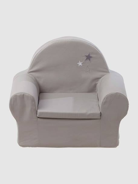 Fauteuil En Mousse Lutin Gris Clair Chambre Et Rangement