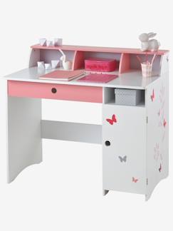 Zimmer und Aufbewahrung-Zimmer-Schreibtisch, Tisch-Schreibtisch 6-10 Jahre-Kinderschreibtisch "Schmetterlinge"