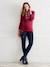 Umstands Slim-Fit-Jeans, Schrittl. 85 cm black+dark blue+grau 
