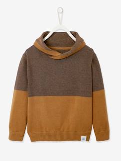 Junge-Pullover, Strickjacke, Sweatshirt-Jungen Pullover mit Kragen