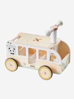 Spielzeug-Erstes Spielzeug-Schaukeltiere, Lauflernwagen-Rutschauto "Pandafreunde" Holz FSC®zertifiziert
