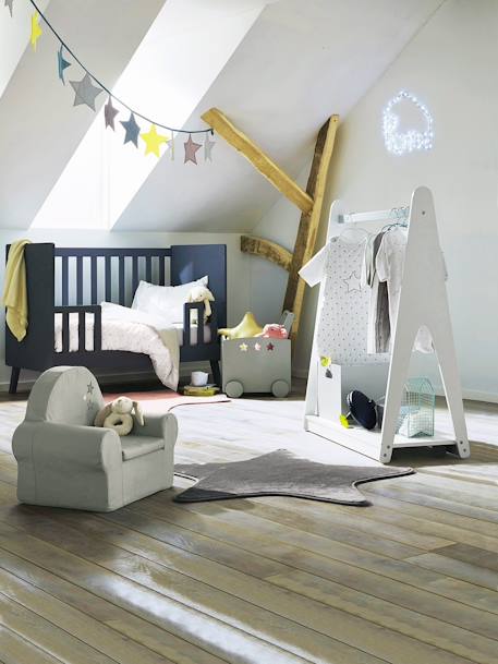 Tapis étoile Bleu+Gris+Rose 