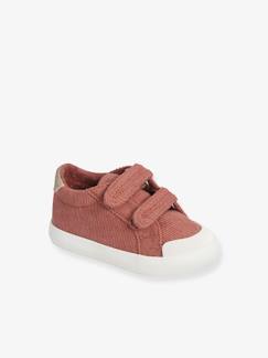 Cord-Mädchen Baby Klett-Sneakers, Cord