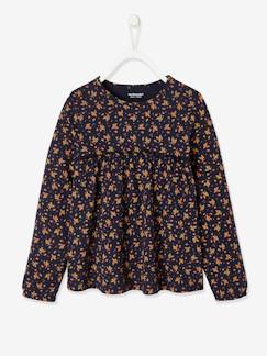 Mädchen-Mädchen Blusenshirt, Blumen