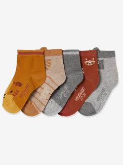 Junge-Unterwäsche-Socken-5er-Pack Jungen Socken, Tiere Oeko Tex®