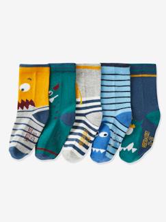 Junge-Unterwäsche-Socken-5er-Pack Jungen Socken, Monster