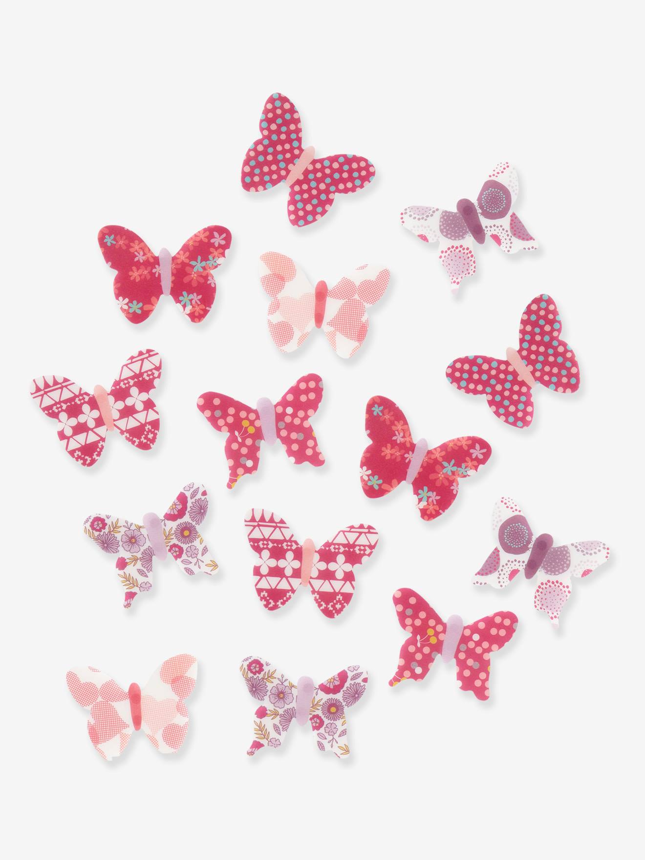 Lit simple aux papillons colorés pour la chambre de votre fille