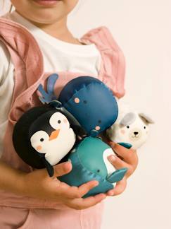 Jouet-Premier âge-Les Dooballs - Set de 4 Balles doudous - LITTLE BIG FRIENDS