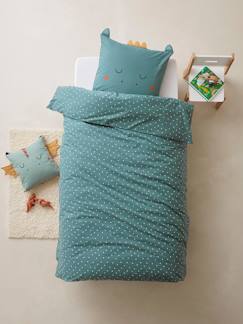 Linge de maison et décoration-Linge de lit enfant-Fourre de duvet-Parure Fourre de duvet + taie d'oreiller BIO* DRAGON