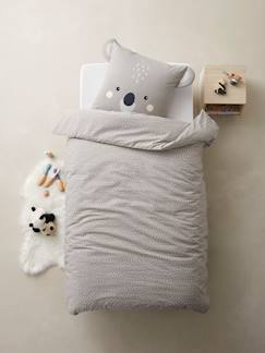 Linge de maison et décoration-Linge de lit enfant-Parure Fourre de duvet + taie d'oreiller BIO* KOALA