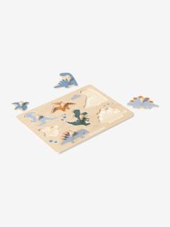 Spielzeug-Lernspiele-Puzzle-Steckpuzzle „Dinos“ aus Holz