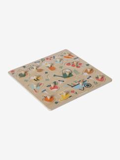 Spielzeug-Lernspiele-Puzzle-Steckpuzzle „Garten“ aus Holz