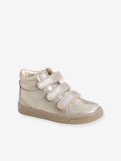 Chaussures-Chaussures fille 23-38-Baskets, tennis-Baskets montantes cuir irisé fille collection maternelle