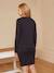 Jerseykleid für Schwangerschaft und Stillzeit, Lageneffekt schwarz 