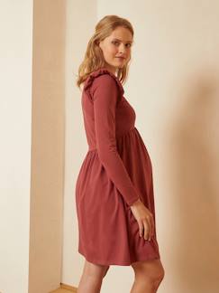 Winter-Kollektion-Kurzes Kleid für Schwangerschaft und Stillzeit