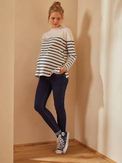 Umstandsmode-Nahtlos-Kollektion-Umstands-Jeans mit Stretch-Einsatz, Skinny-Fit