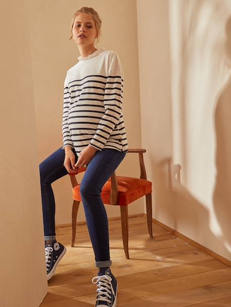Umstands-Jeans mit Stretch-Einsatz, Skinny-Fit ANTHRAZIT+blue stone+BRUT 