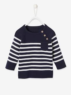 Baby-Pullover, Strickjacke, Sweatshirt-Pullover-Baby Pullover, Streifen