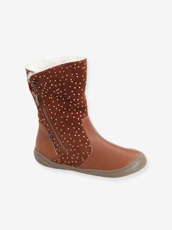 Chaussures-Mi-bottes cuir fille