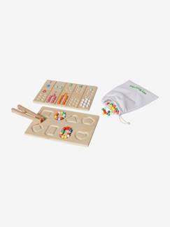 Spielzeug-Lernspiele-Sortierspiel mit Holzkugeln, FSC®