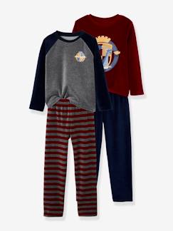 Junge-Pyjama, Overall-2er-Pack Jungen Schlafanzüge, Drachen