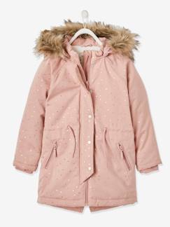 Parka 3 in 1-Mädchen Jacke mit Recycling-Polyester