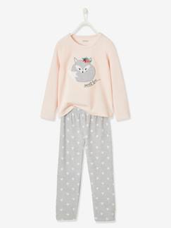 Mädchen-Pyjama, Overall-Mädchen Schlafanzug, Fuchs
