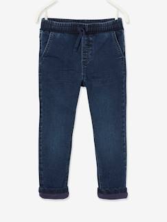 Junge-Hose-Gefütterte Jungen Jeans, Straight-Fit