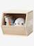 Cube de rangement Toys BLANC+Bois 