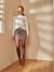Umstands-Shorts, Hahnentrittmuster beige/braun kariert 